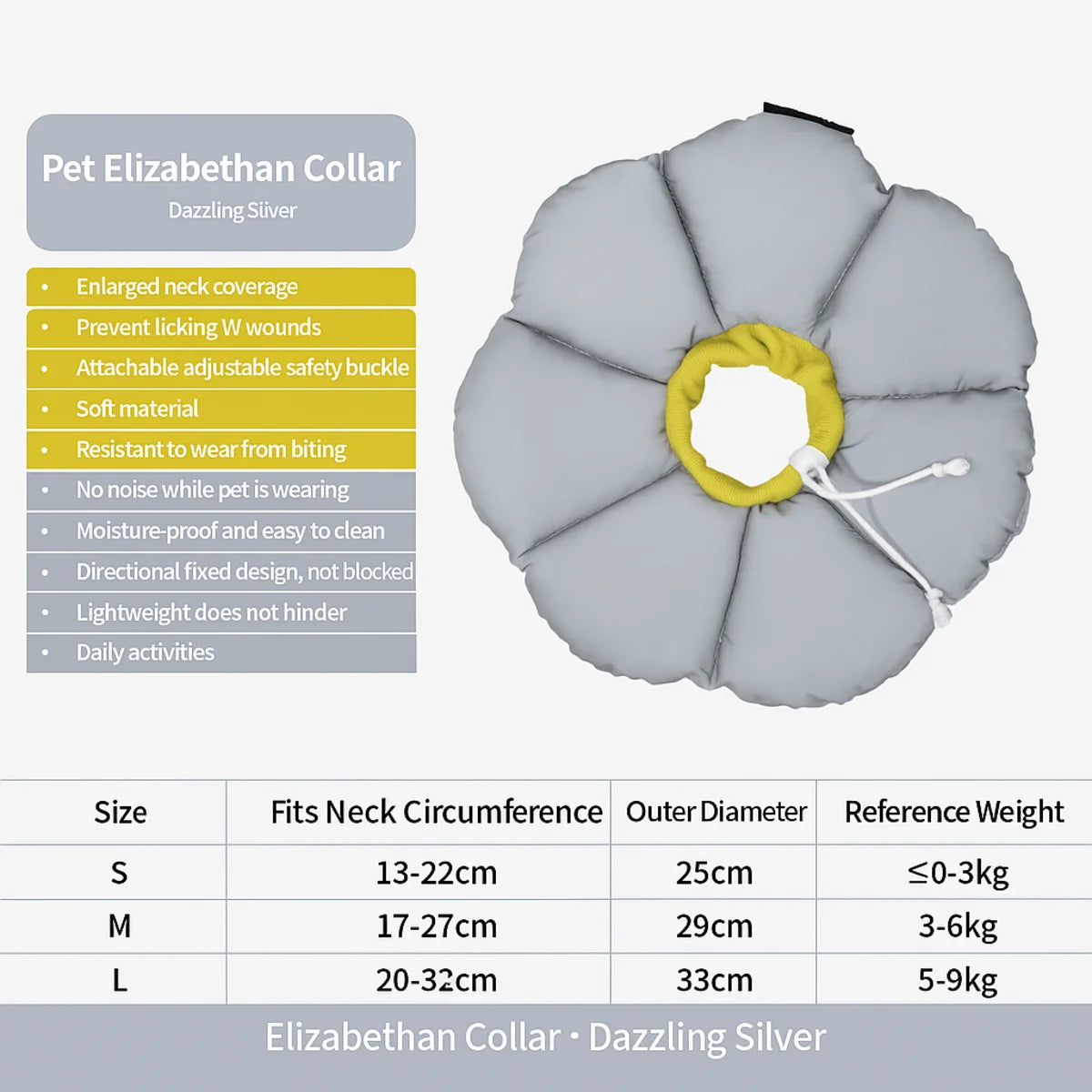 Cute Flower Soft Cat Cone Collar #12