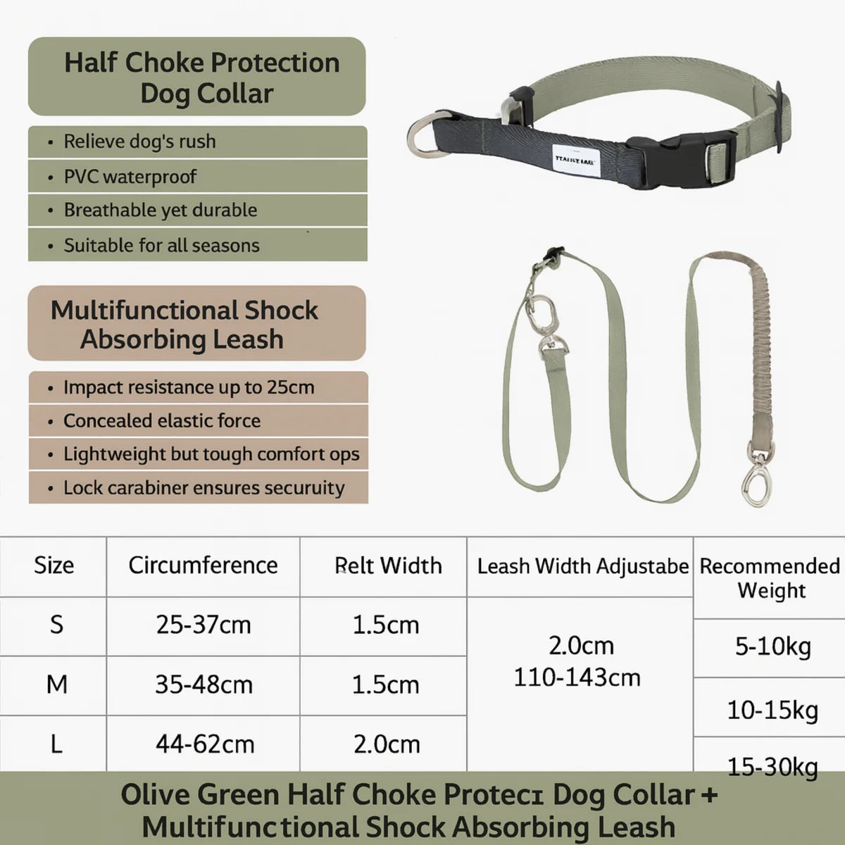 Quick-Release Martingale Dog Collar