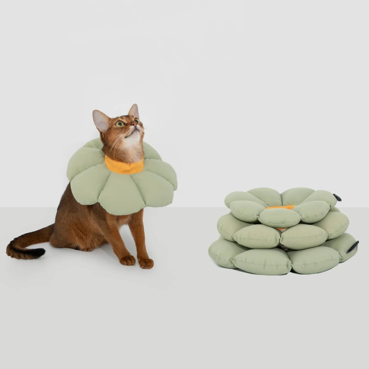 Cute Flower Soft Cat Cone Collar #4