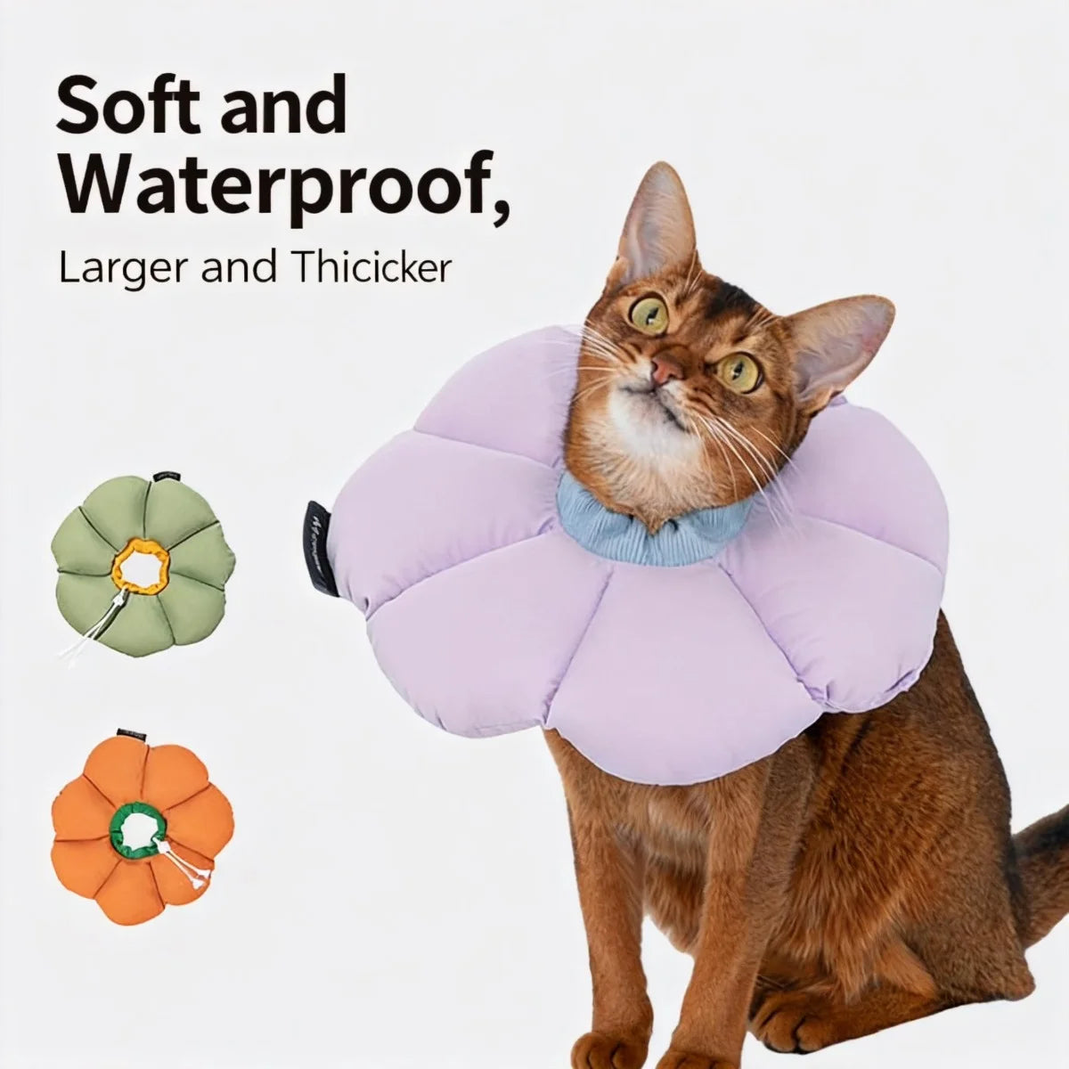 Cute Flower Soft Cat Cone Collar #9