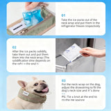 Padded Dog Cooling Collar #9